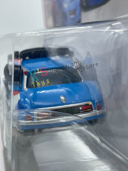 Disney Pixar Cars 1:55 2-Pack by Mattel, "RAOUL CAROULE & BRUNO MOTOREAU" - WGP CARS 2 - BNIP