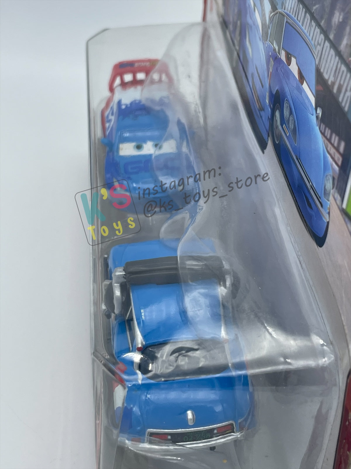 Disney Pixar Cars 1:55 2-Pack by Mattel, "RAOUL CAROULE & BRUNO MOTOREAU" - WGP CARS 2 - BNIP