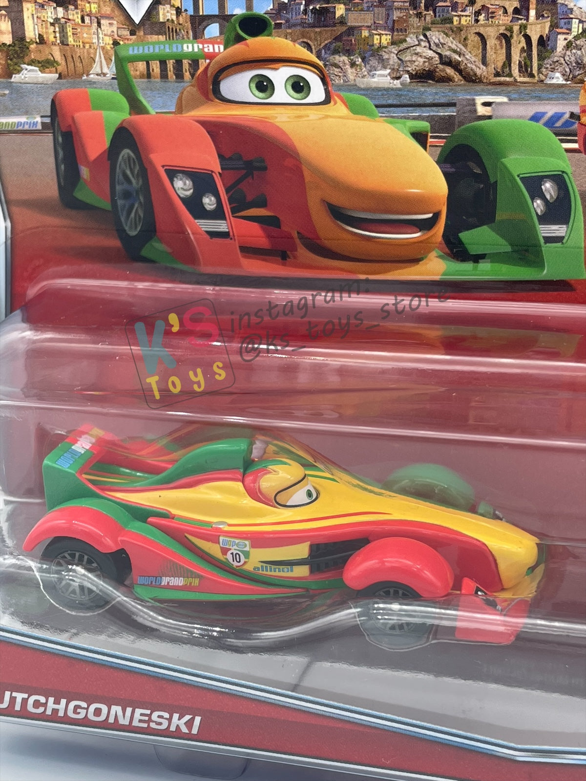 Disney Pixar Cars 1:55 2-Pack by Mattel, Rip Clutchgenski and Brian Gearlooski - WGP CARS 2 - BNIP