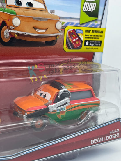 Disney Pixar Cars 1:55 2-Pack by Mattel, Rip Clutchgenski and Brian Gearlooski - WGP CARS 2 - BNIP
