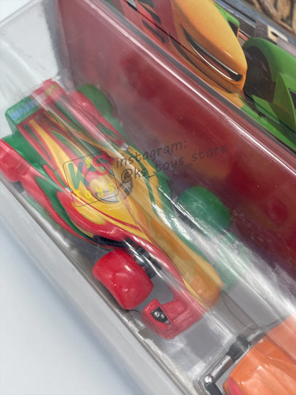 Disney Pixar Cars 1:55 2-Pack by Mattel, Rip Clutchgenski and Brian Gearlooski - WGP CARS 2 - BNIP
