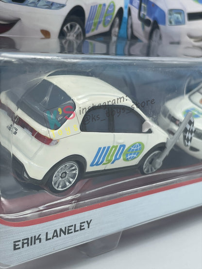 Disney Pixar Cars 1:55 2-Pack by Mattel, "ERIK LANELEY & ALEX CARVILL" - WGP CARS 2 - BNIP
