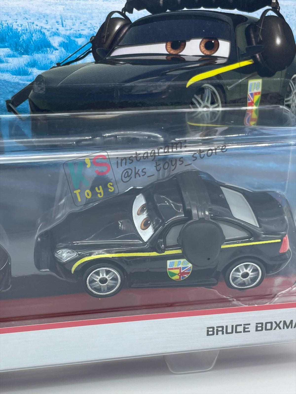 Disney Pixar Cars 1:55 2-Pack by Mattel, "LEWIS HAMILTON & BRUCE BOXMANN" - WGP CARS 2 - BNIP