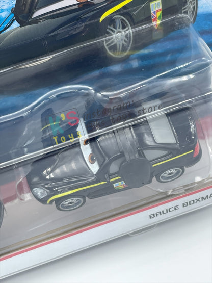 Disney Pixar Cars 1:55 2-Pack by Mattel, "LEWIS HAMILTON & BRUCE BOXMANN" - WGP CARS 2 - BNIP