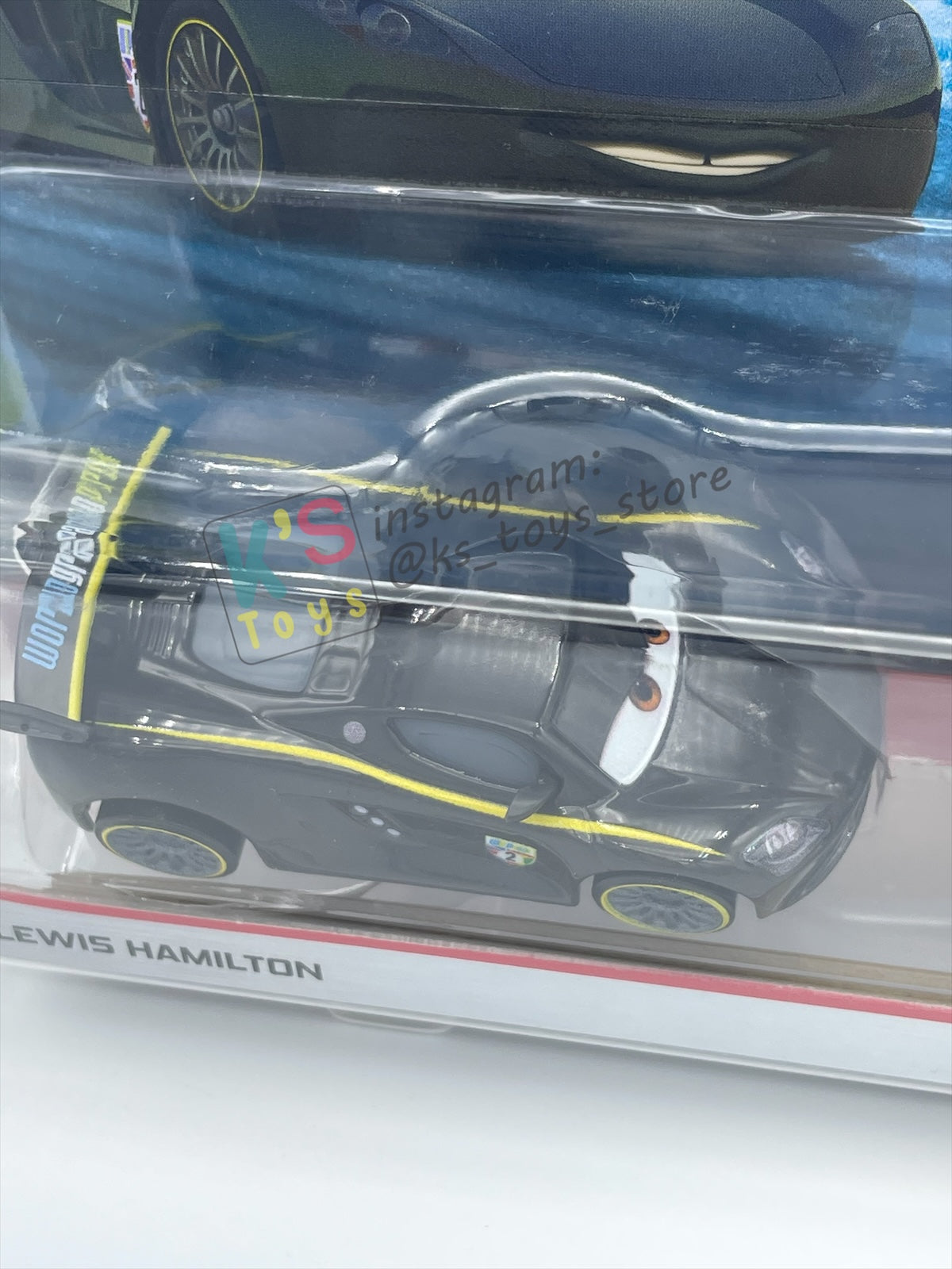 Disney Pixar Cars 1:55 2-Pack by Mattel, "LEWIS HAMILTON & BRUCE BOXMANN" - WGP CARS 2 - BNIP