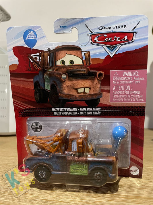 DISNEY PIXAR CARS BY MATTEL - "MATER WITH BALLOON" 2022 RE-RELEASED - BNIP