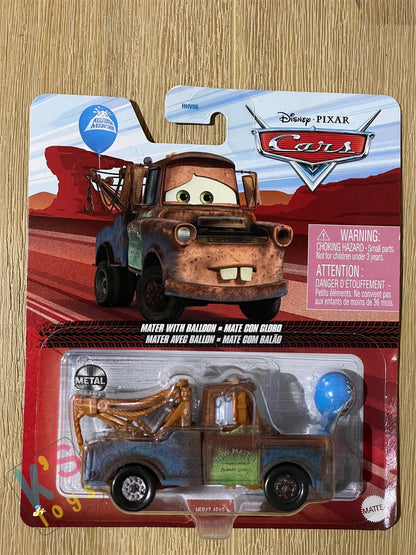 DISNEY PIXAR CARS BY MATTEL - "MATER WITH BALLOON" 2022 RE-RELEASED - BNIP