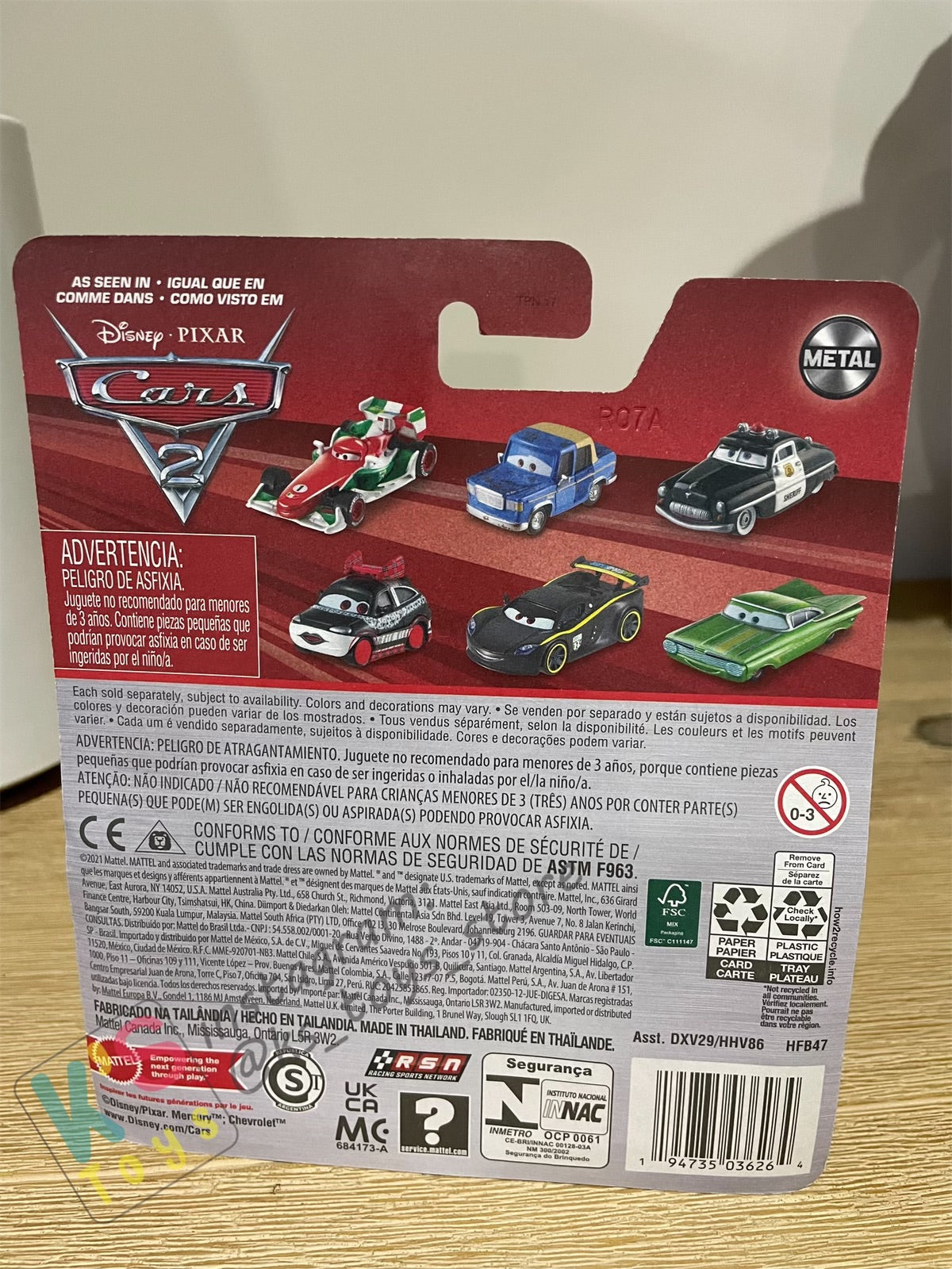 DISNEY PIXAR CARS BY MATTEL - "MATER WITH BALLOON" 2022 RE-RELEASED - BNIP