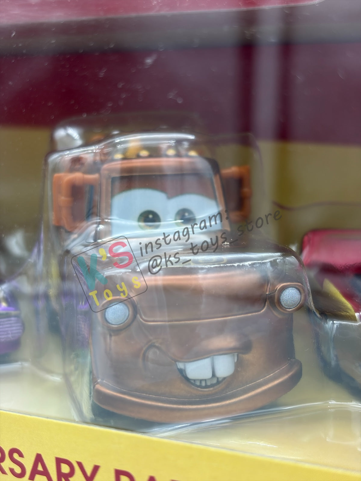 GIFT SET Disney Pixar Cars by MATTEL, EXCLUSIVE 5 PACK 20th ANNIVERSARY RADIATOR SPRINGS - RAMONE, MATER, LIGHTNING MCQUEEN, SALLY AND SARGE - BNIP