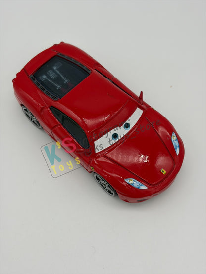 PRE-OWNED / LOOSE DISNEY PIXAR CARS - "FERRARI F430" CARS 2 SERIES - MINT/NEAR MINT CONDITION