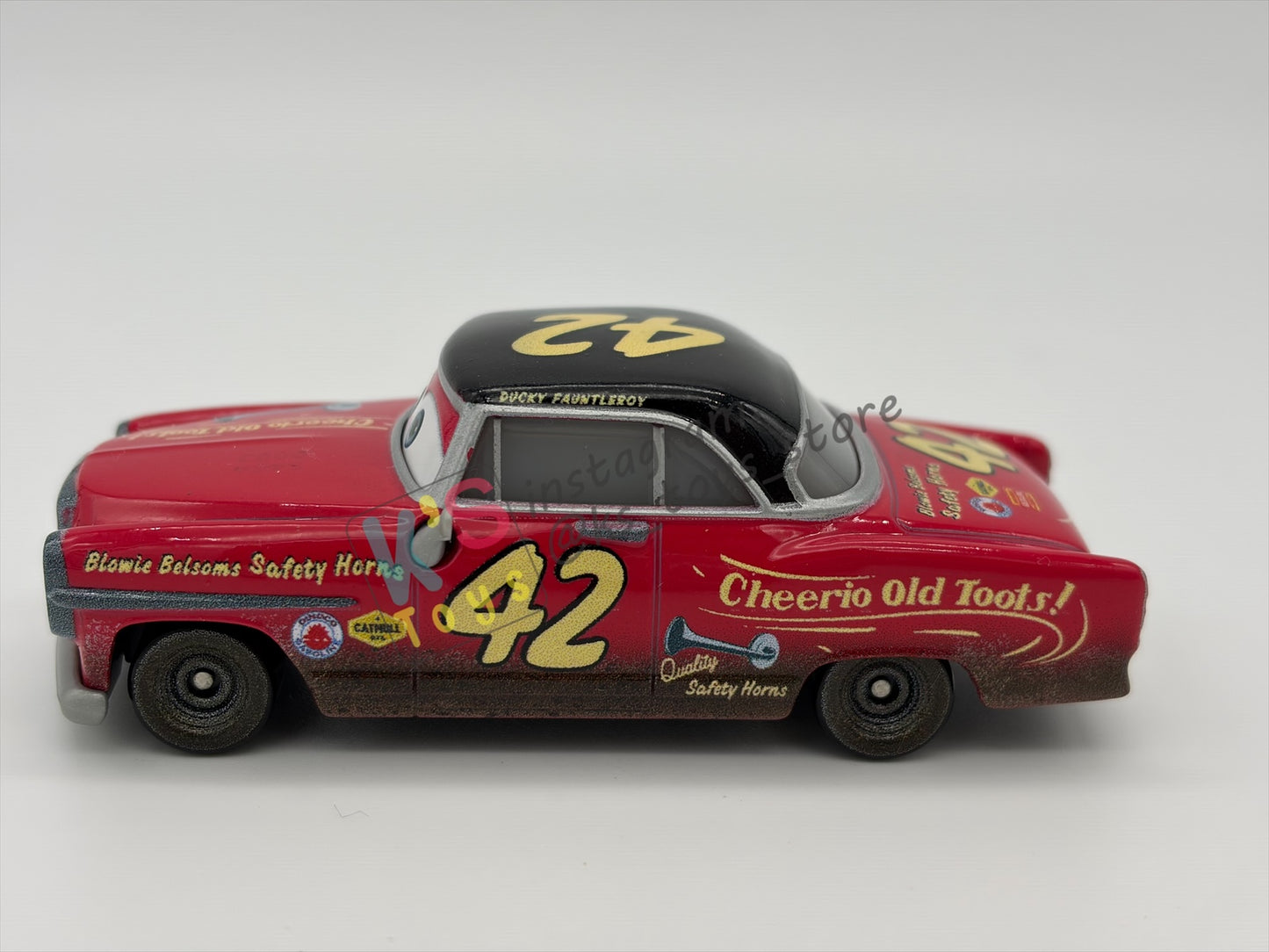 PRE-OWNED / LOOSE DISNEY PIXAR CARS - "DUCKY FAUNTLEROY" THOMASVILLE SERIES - NEAR MINT CONDITION - READ DESCRIPTION!!!!!!