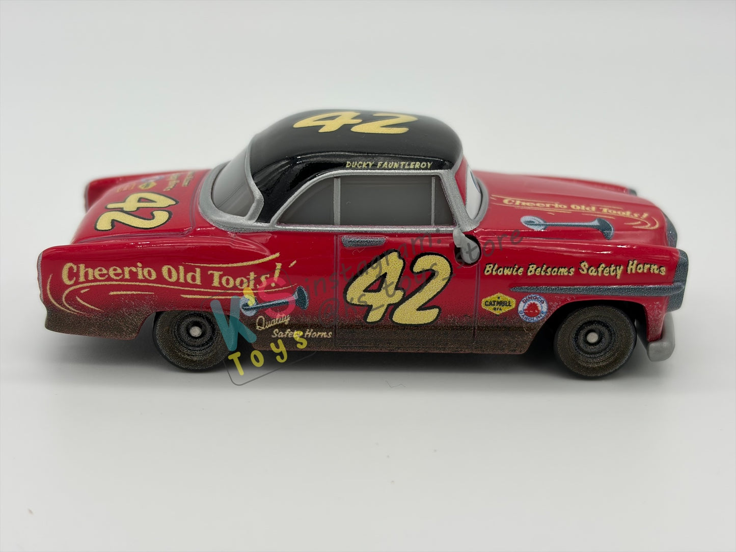 PRE-OWNED / LOOSE DISNEY PIXAR CARS - "DUCKY FAUNTLEROY" THOMASVILLE SERIES - NEAR MINT CONDITION - READ DESCRIPTION!!!!!!