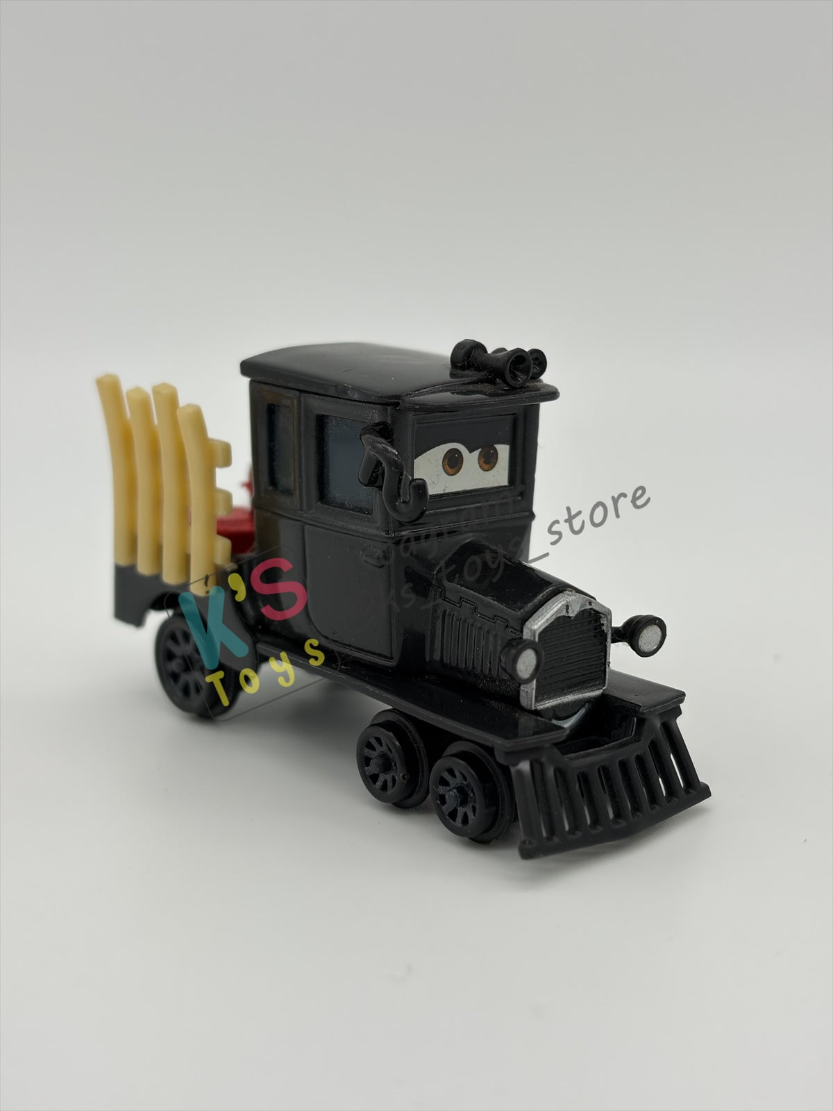 PRE-OWNED / LOOSE DISNEY PIXAR CARS 1:55 BY MATTEL - "GALLOPING GEARGRINDER" CARS 2 95 RETURNS SERIES - NEAR MINT CONDITION, MISSING PARTS!!!!!