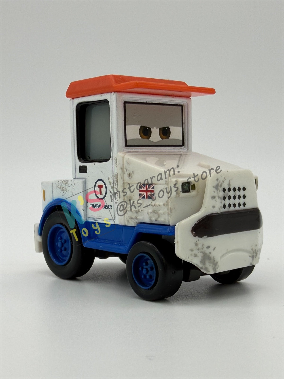 PRE-OWNED / LOOSE DISNEY PIXAR CARS - "M. FENDERICKSON" YE LEFT TURN IN SERIES - NEAR MINT CONDITION - READ DESCRIPTION!!!!!!