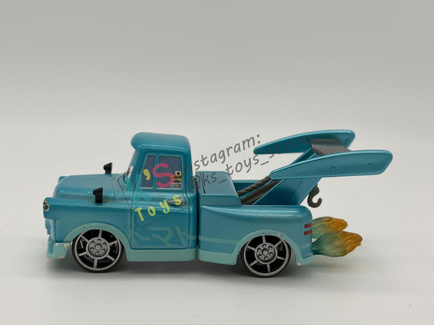 PRE-OWNED / LOOSE DISNEY PIXAR CARS 1:55 BY MATTEL - "SDCC 2010 TOKYO MATER" - NEAR MINT CONDITION