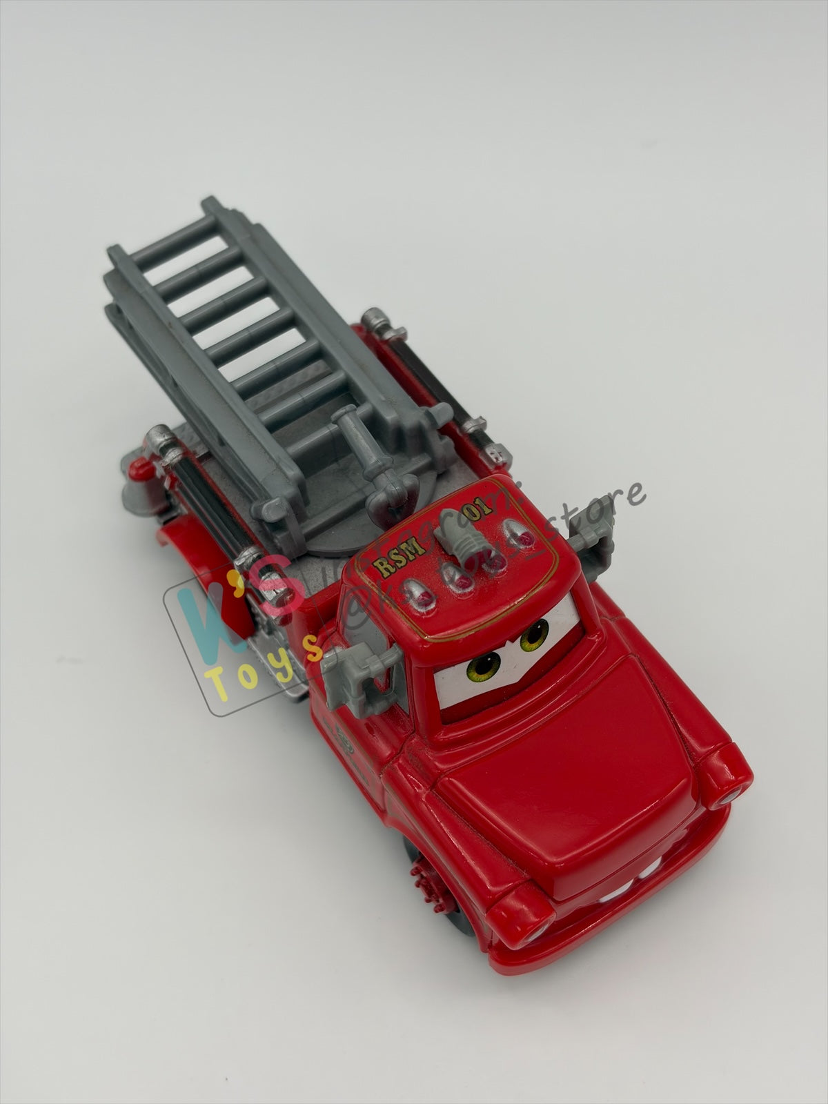 PRE-OWNED / LOOSE DISNEY PIXAR CARS - "RESCUE SQUAD MATER" - RESCUE SQUAD MATER SERIES - NEAR MINT CONDITION READ DESCRIPTION!!