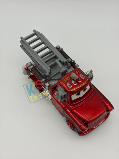 PRE-OWNED / LOOSE DISNEY PIXAR CARS 1:55 BY MATTEL - "RESCUE SQUAD MATER (BLURAY PACK)" - NEAR MINT CONDITION