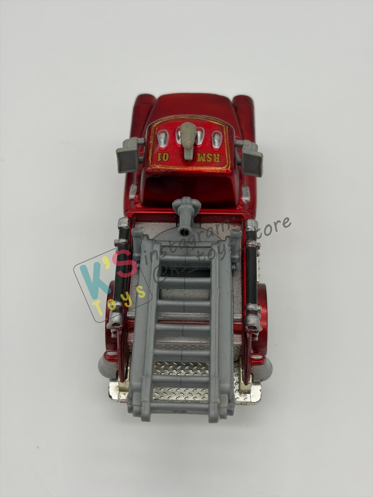 PRE-OWNED / LOOSE DISNEY PIXAR CARS 1:55 BY MATTEL - "RESCUE SQUAD MATER (BLURAY PACK)" - NEAR MINT CONDITION