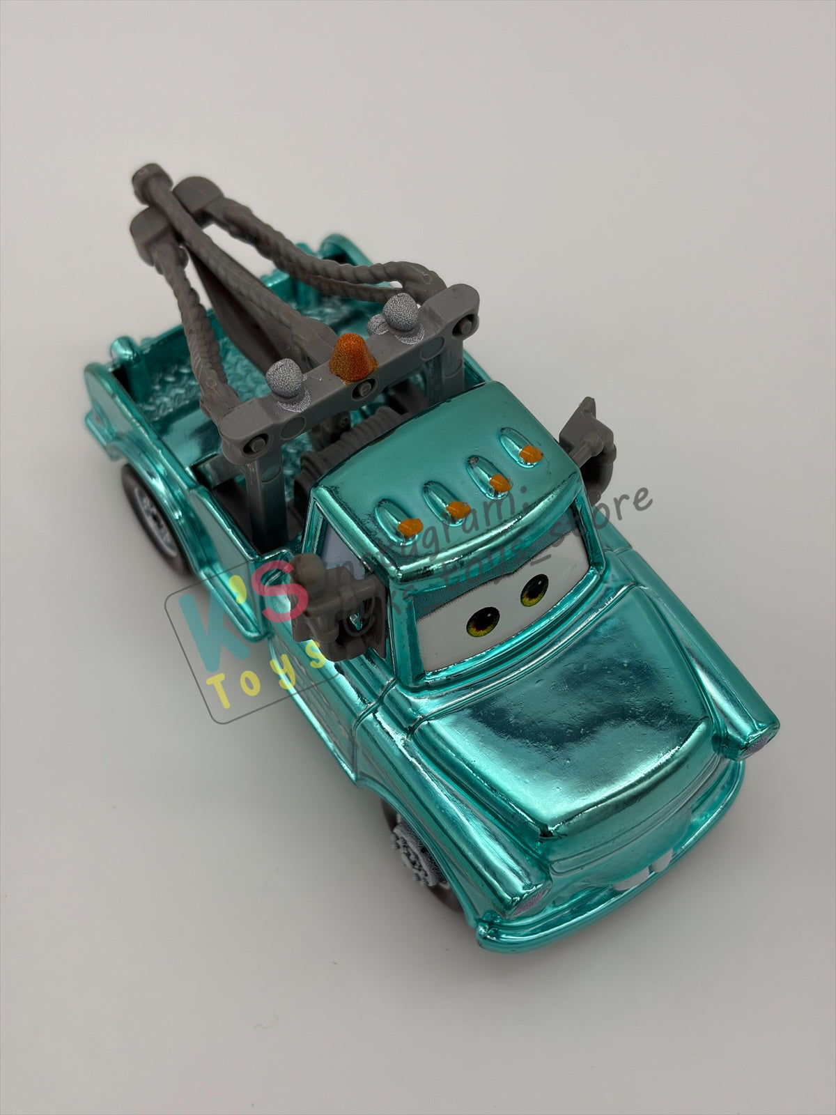 PRE-OWNED / LOOSE DISNEY PIXAR CARS 1:55 BY MATTEL - "METALLIC BRAND NEW MATER" - NEAR MINT CONDITION