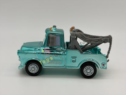 PRE-OWNED / LOOSE DISNEY PIXAR CARS 1:55 BY MATTEL - "METALLIC BRAND NEW MATER" - NEAR MINT CONDITION
