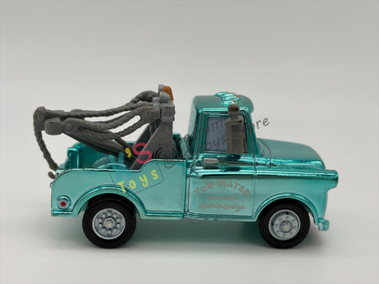PRE-OWNED / LOOSE DISNEY PIXAR CARS 1:55 BY MATTEL - "METALLIC BRAND NEW MATER" - NEAR MINT CONDITION