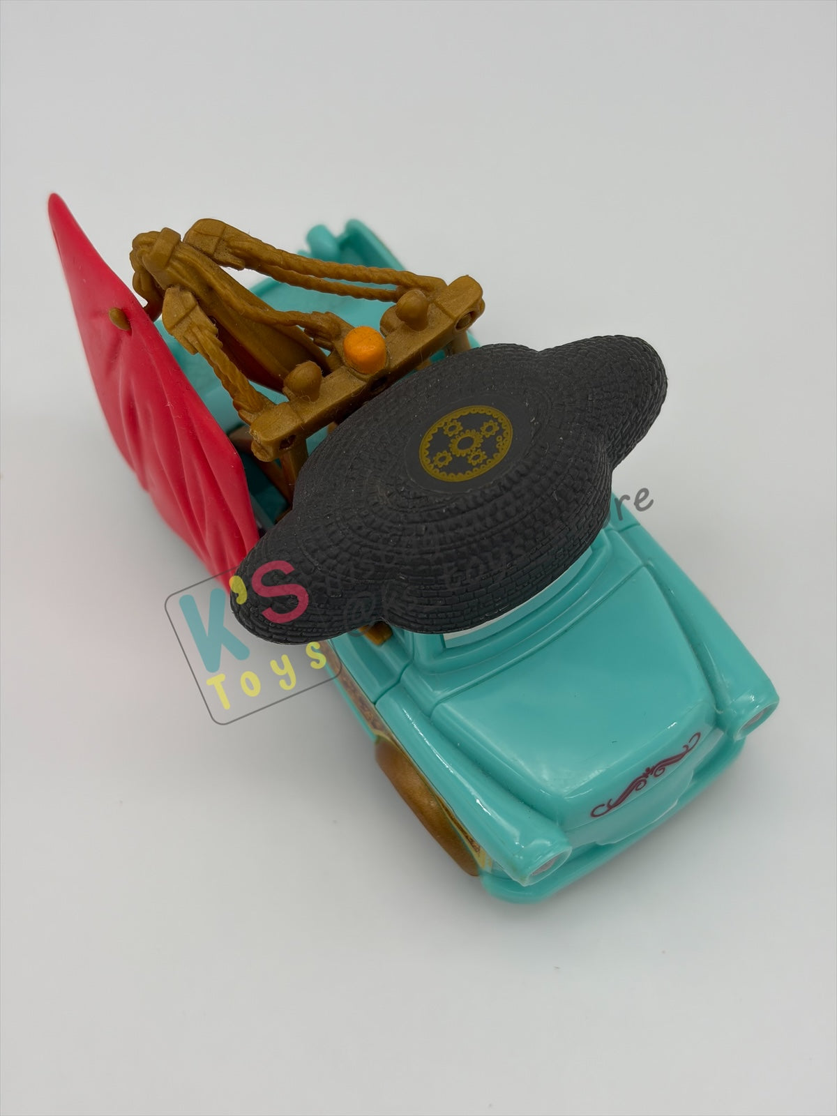 PRE-OWNED / LOOSE DISNEY PIXAR CARS 1:55 BY MATTEL - "EL MATERDOR PLASTIC" FROM PLAYSET - MINT CONDITION