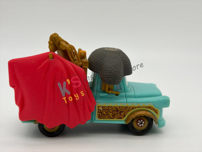 PRE-OWNED / LOOSE DISNEY PIXAR CARS 1:55 BY MATTEL - "EL MATERDOR PLASTIC" FROM PLAYSET - MINT CONDITION