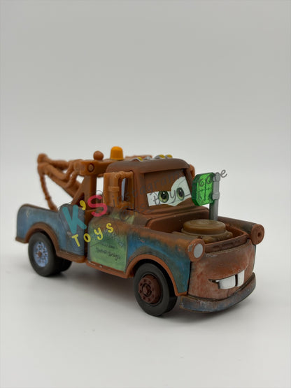 PRE-OWNED / LOOSE DISNEY PIXAR CARS - "MATER WITH SPY GLASSES" - MATER'S SECRET MISSION SERIES - GOOD CONDITION