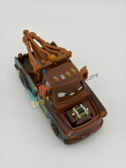 PRE-OWNED / LOOSE DISNEY PIXAR CARS 1:55 BY MATTEL - "FIGHTING FACE MATER" - NEAR MINT CONDITION