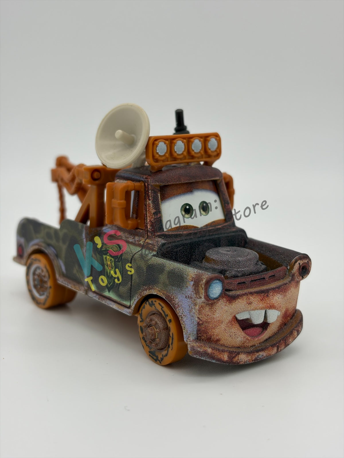 PRE-OWNED / LOOSE DISNEY PIXAR CARS 1:55 BY MATTEL - "CRYPTID BUSTER MATER" - NEAR MINT CONDITION