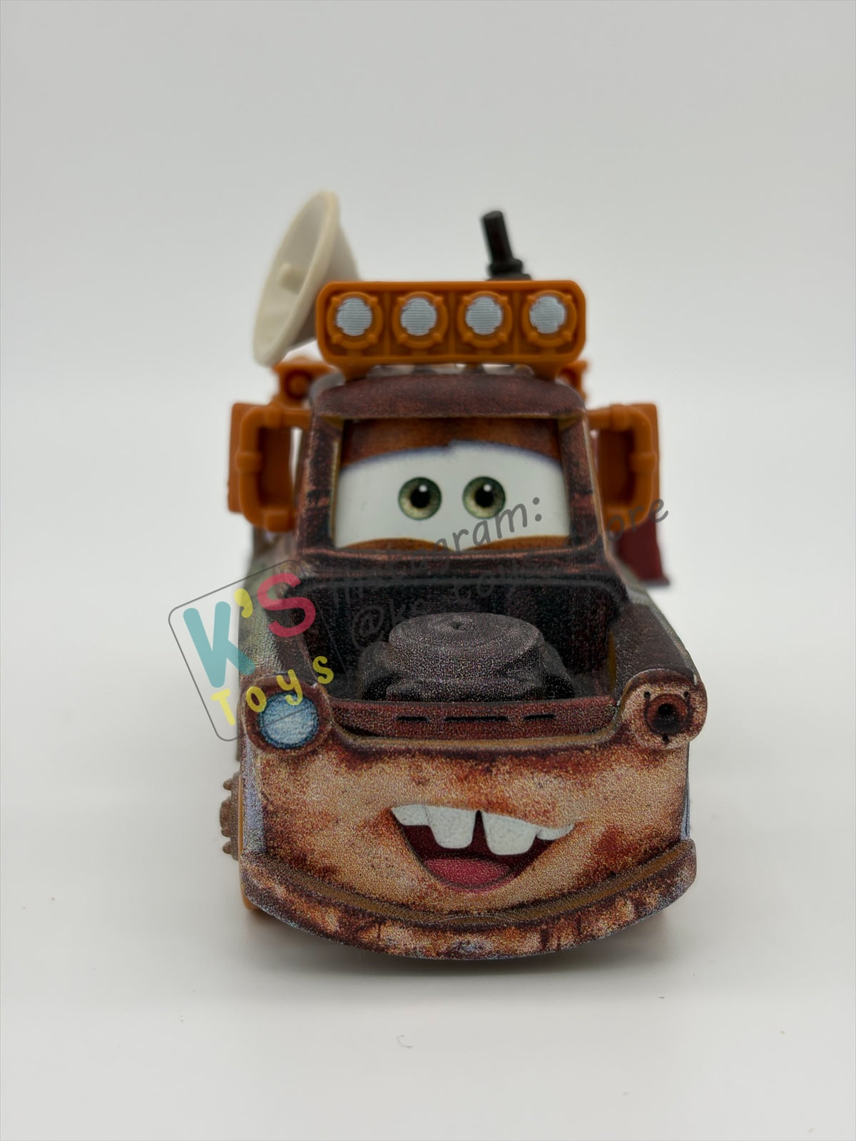 PRE-OWNED / LOOSE DISNEY PIXAR CARS 1:55 BY MATTEL - "CRYPTID BUSTER MATER" - NEAR MINT CONDITION