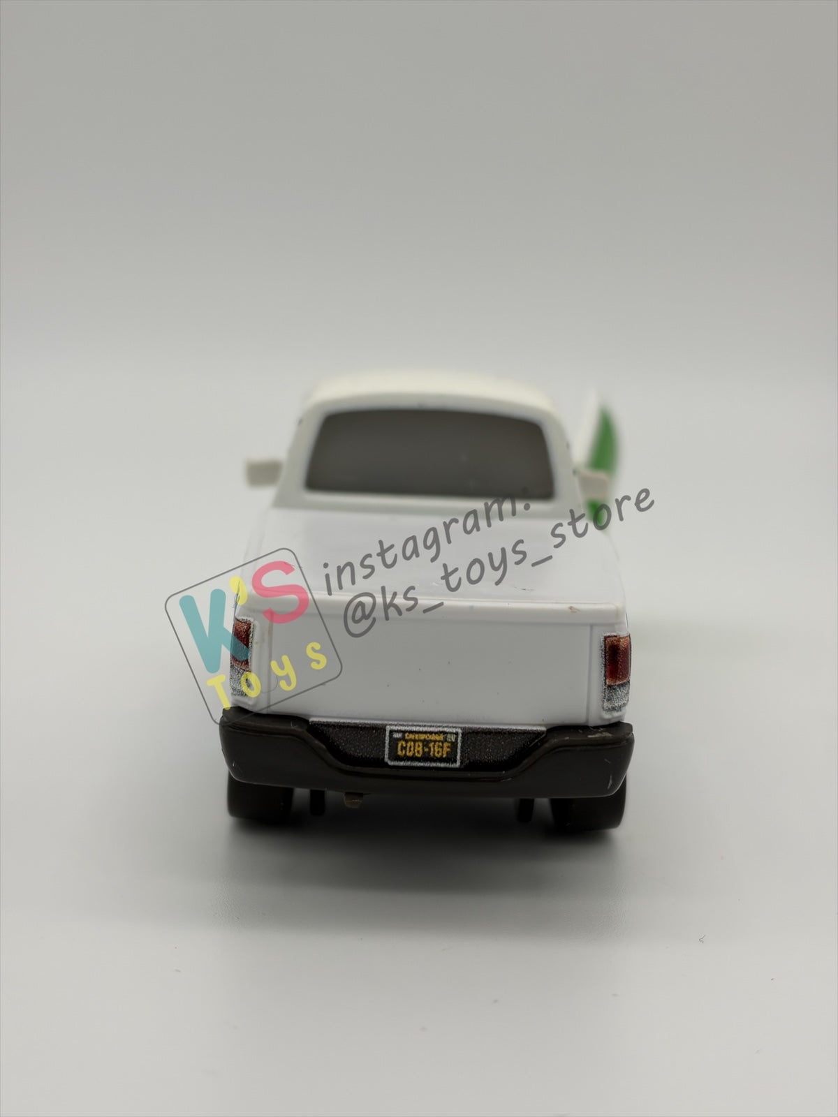 PRE-OWNED / LOOSE DISNEY PIXAR CARS BY MATTEL - "KRIS REVSTOPSKI (WITH GREEN FLAG)" - CARS 3 SERIES - GOOD CONDITION - READ DESCRIPTION!!!!!!!!!!!