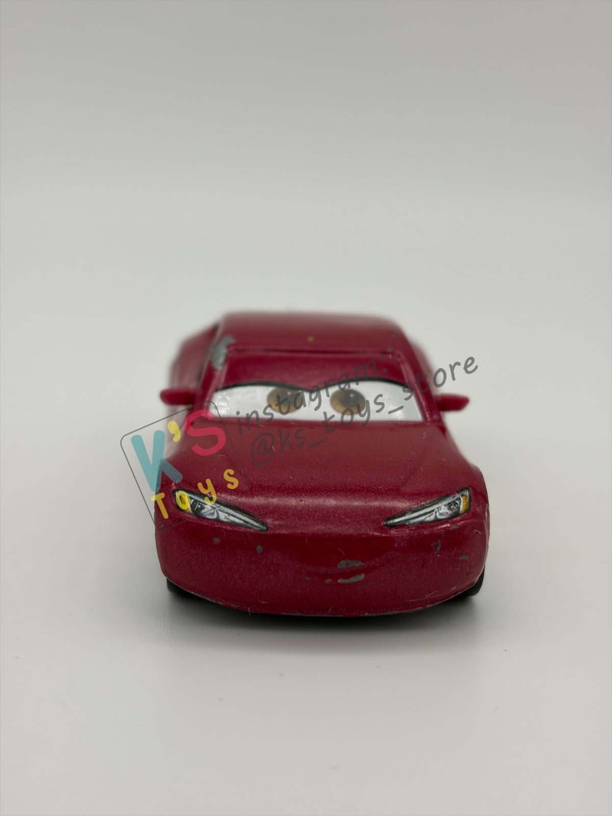 PRE-OWNED / LOOSE DISNEY PIXAR CARS BY MATTEL - "NATALIE CERTAIN" - CARS 3 SERIES - PLAYED CONDITION - READ DESCRIPTION!!!!!!!!!!!