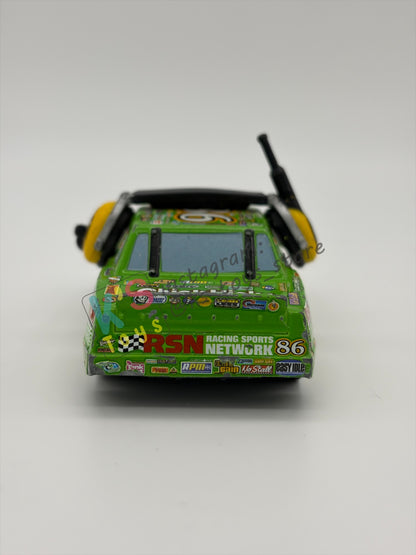PRE-OWNED / LOOSE DISNEY PIXAR CARS BY MATTEL - "CHICK HICKS WITH HEADSET" - CARS 3 SERIES - PLAYED CONDITION - READ DESCRIPTION!!!!!!!!!!!