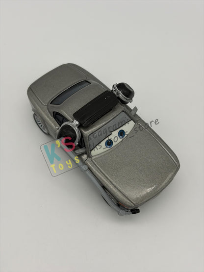 PRE-OWNED / LOOSE DISNEY PIXAR CARS BY MATTEL - "STERLING WITH HEADSET” - CARS 3 SERIES - GOOD CONDITION - READ DESCRIPTION!!!!!!!!!!!