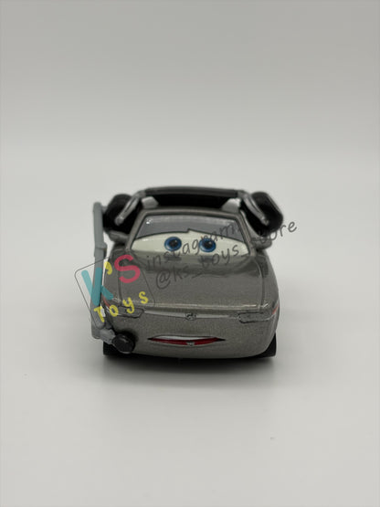 PRE-OWNED / LOOSE DISNEY PIXAR CARS BY MATTEL - "STERLING WITH HEADSET” - CARS 3 SERIES - GOOD CONDITION - READ DESCRIPTION!!!!!!!!!!!