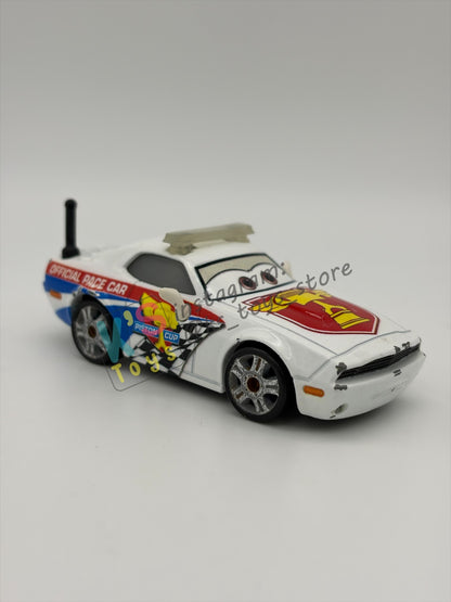 PRE-OWNED / LOOSE DISNEY PIXAR CARS BY MATTEL - "PAT TRAXSON" - CARS 3 SERIES - PLAYED CONDITION - READ DESCRIPTION!!!!!!!!!!!