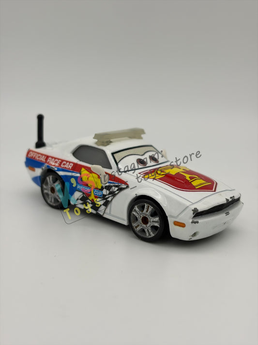 PRE-OWNED / LOOSE DISNEY PIXAR CARS BY MATTEL - "PAT TRAXSON" - CARS 3 SERIES - PLAYED CONDITION - READ DESCRIPTION!!!!!!!!!!!