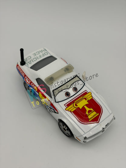 PRE-OWNED / LOOSE DISNEY PIXAR CARS BY MATTEL - "PAT TRAXSON" - CARS 3 SERIES - PLAYED CONDITION - READ DESCRIPTION!!!!!!!!!!!