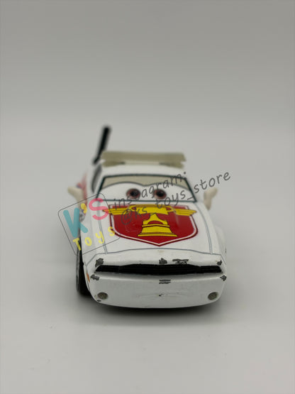 PRE-OWNED / LOOSE DISNEY PIXAR CARS BY MATTEL - "PAT TRAXSON" - CARS 3 SERIES - PLAYED CONDITION - READ DESCRIPTION!!!!!!!!!!!