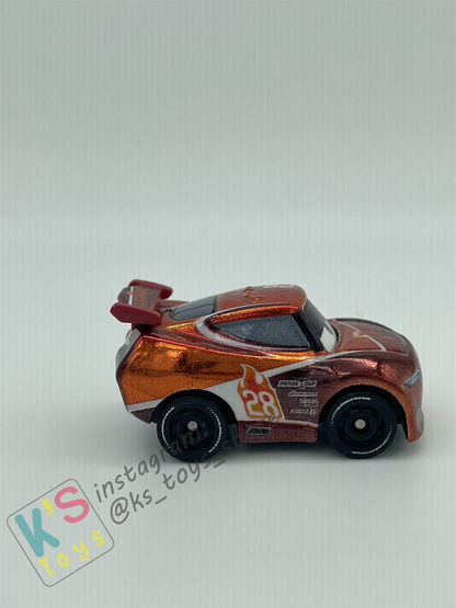 Loose Mini Racers Pixar Disney Cars, METALLIC TIM TREADLESS - Displayed Condition