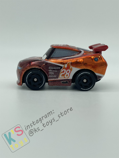 Loose Mini Racers Pixar Disney Cars, METALLIC TIM TREADLESS - Displayed Condition