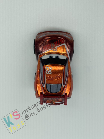 Loose Mini Racers Pixar Disney Cars, METALLIC TIM TREADLESS - Displayed Condition