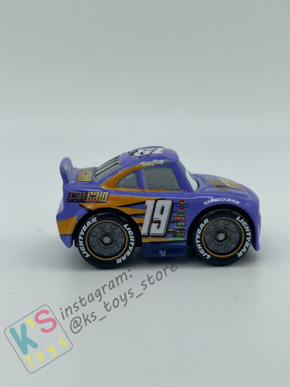 Loose Mini Racers Pixar Disney Cars, Barry Diesel - Displayed Condition