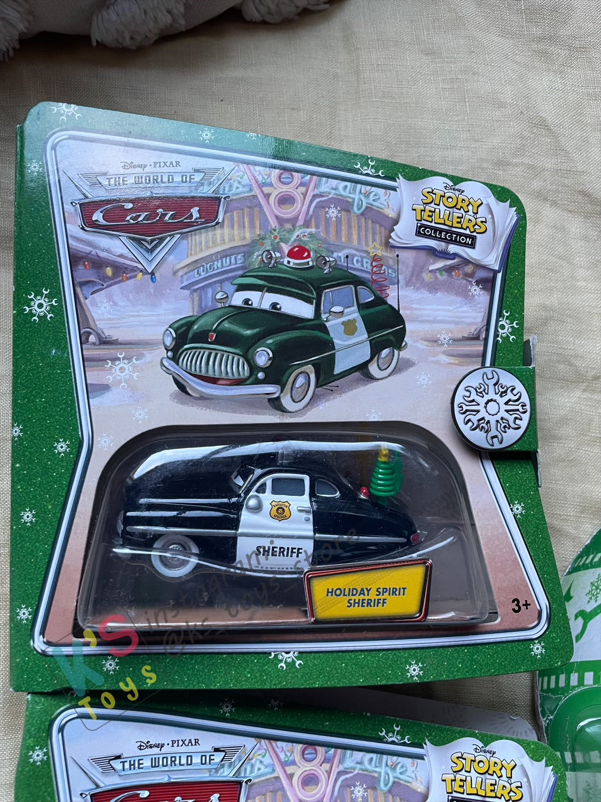 BUNDLE OF CHRISTMAS SERIES SET of Disney Pixar Cars by MATTEL, 13 pcs BNIP Single Cars, 1x #pack gift set of Santa Cars and 1x Displayed condition of Clutch Kringle - BNIP