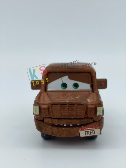 PRE-OWNED / LOOSE DISNEY PIXAR CARS 1:55 BY MATTEL - "FRED (TINY SIZE)" CARS SERIES - MINT CONDITION