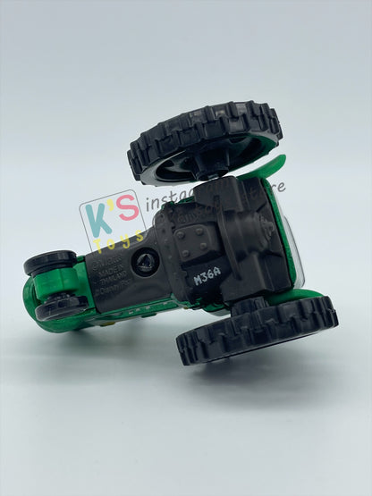 PRE-OWNED / LOOSE DISNEY PIXAR CARS 1:55 BY MATTEL - "SHINY WAX RACING TRACTOR" TRACTOR TRAINING SERIES - MINT CONDITION