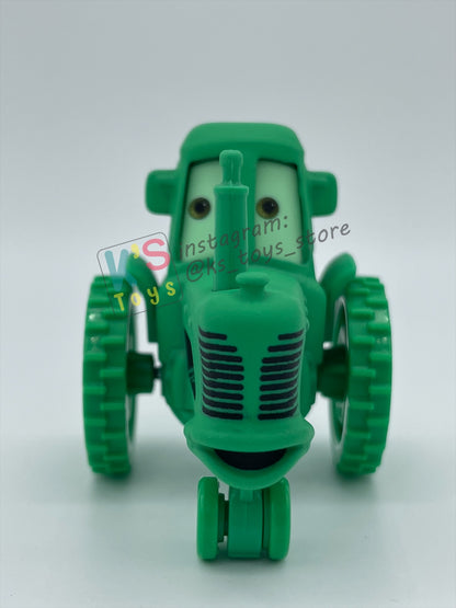PRE-OWNED / LOOSE DISNEY PIXAR CARS 1:55 BY MATTEL - "GHOST TRACTOR" CARS ON THE ROAD LIGHTS OUT - MINT CONDITION