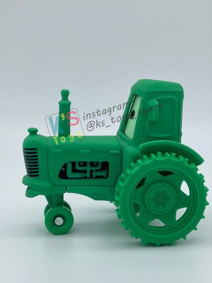 PRE-OWNED / LOOSE DISNEY PIXAR CARS 1:55 BY MATTEL - "GHOST TRACTOR" CARS ON THE ROAD LIGHTS OUT - MINT CONDITION
