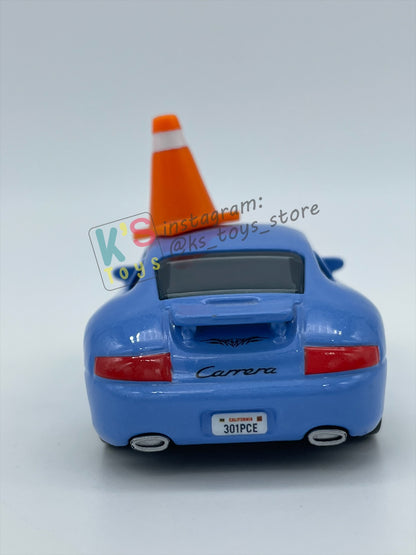 PRE-OWNED / LOOSE DISNEY PIXAR CARS 1:55 BY MATTEL - "SALLY WITH CONE & TATTOO" CARS SERIES - MINT CONDITION